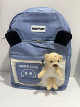Load image into Gallery viewer, Պայուսակ դպրոց Արջուկ խաղալիքով Smile Love 0435