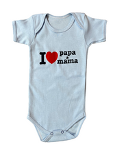 Load image into Gallery viewer, Բոդի մանկական I❤️papa&amp;mama

