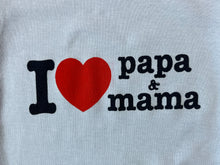 Load image into Gallery viewer, Բոդի մանկական I❤️papa&amp;mama
